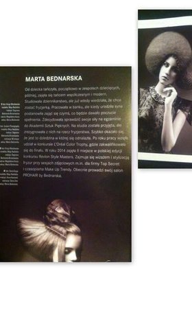 Marta Bednarska w albumie magazynu Estetica 
