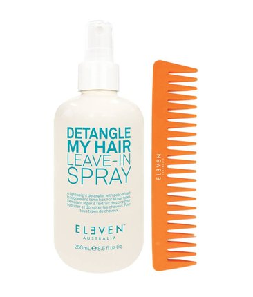 Eleven Australia Detangle My Hair + Eleven Australia Orange Comb - zestaw ułatwiający rozczesywanie włosów